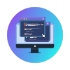Logo do Bootcamp de desenvolvimento Flutter para back-end